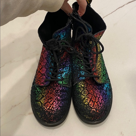 Dr Martens Pascaly Multicolour Boots Size US 7 - Picture 2 of 5